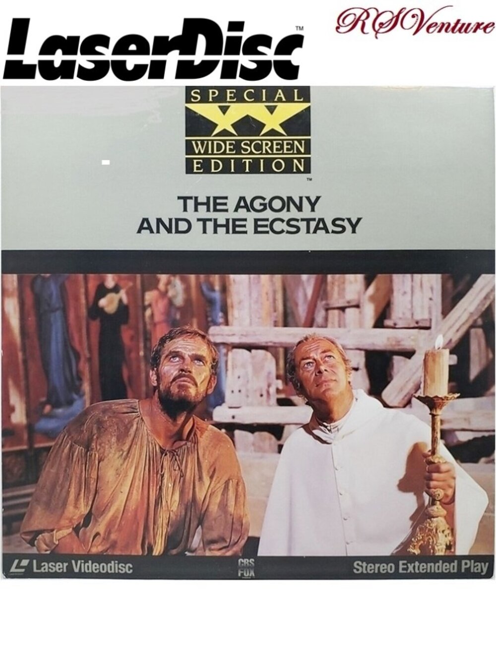 LaserDisc Film "THE AGONY AND THE ECSTASY"